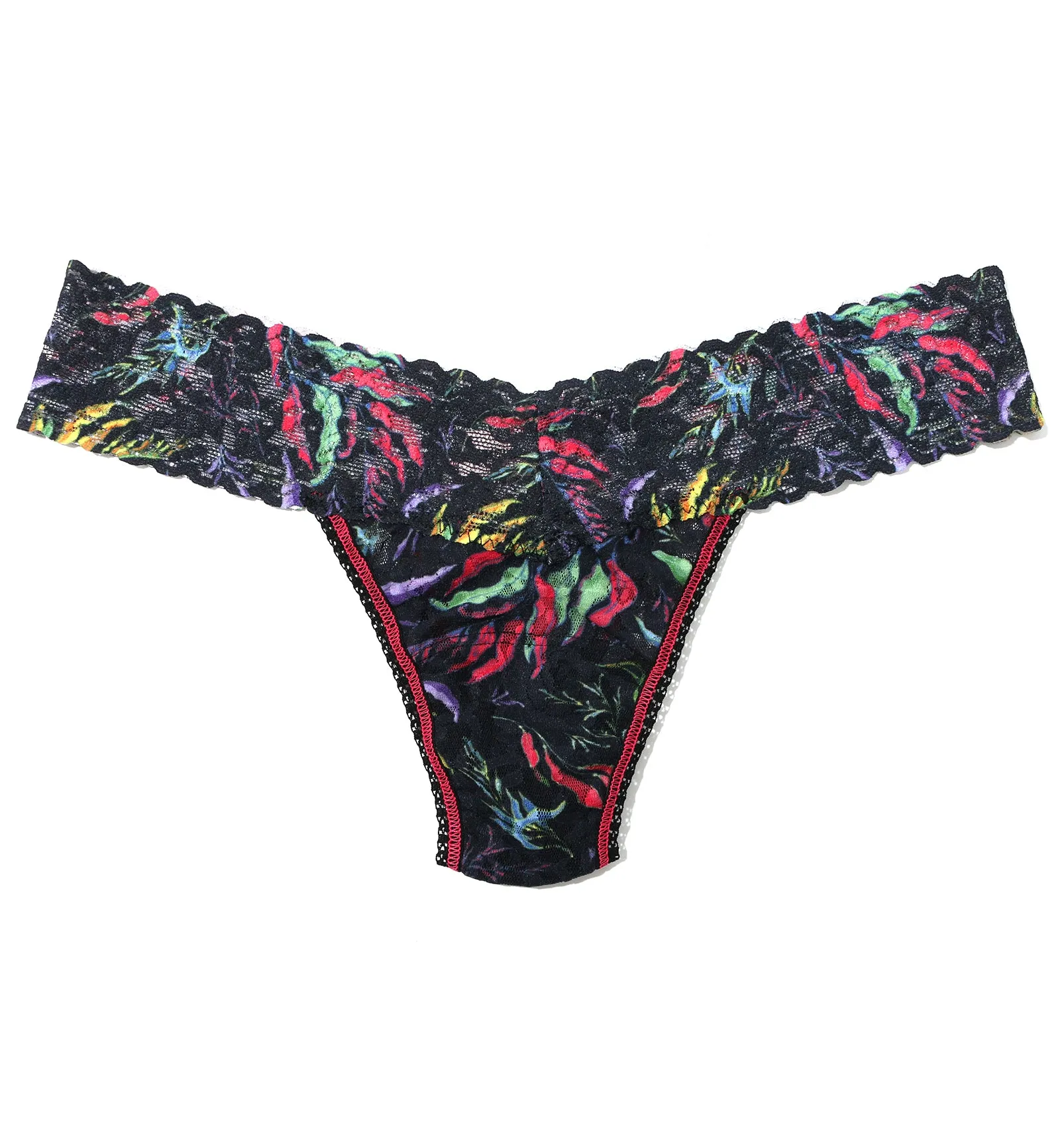 Hanky Panky Signature Lace Printed Low Rise Thong (PR4911P) - Floating