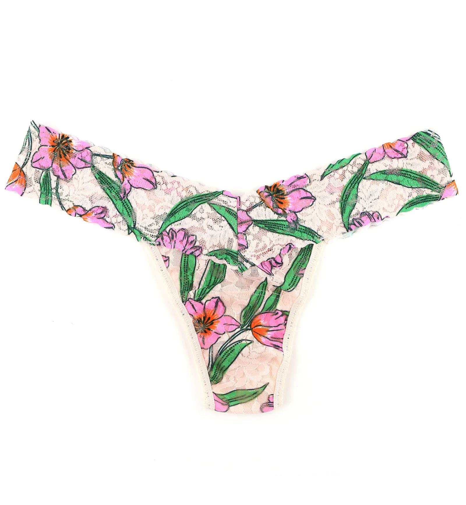 Hanky Panky Signature Lace Printed Low Rise Thong (PR4911P) - Memoir