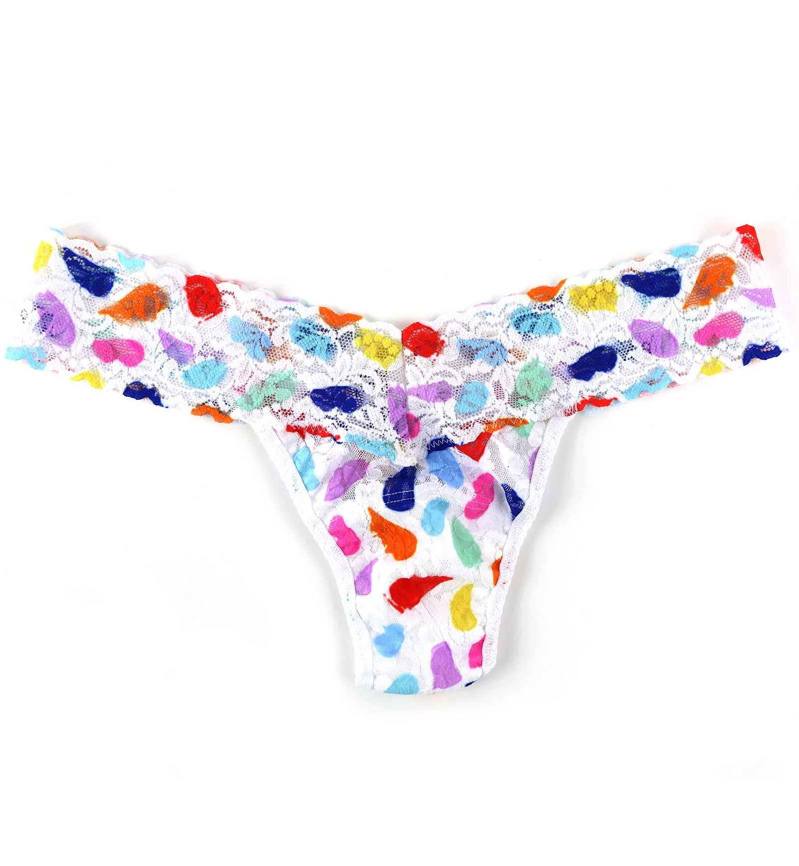 Hanky Panky Signature Lace Printed Low Rise Thong (PR4911P) - Playful Expressions