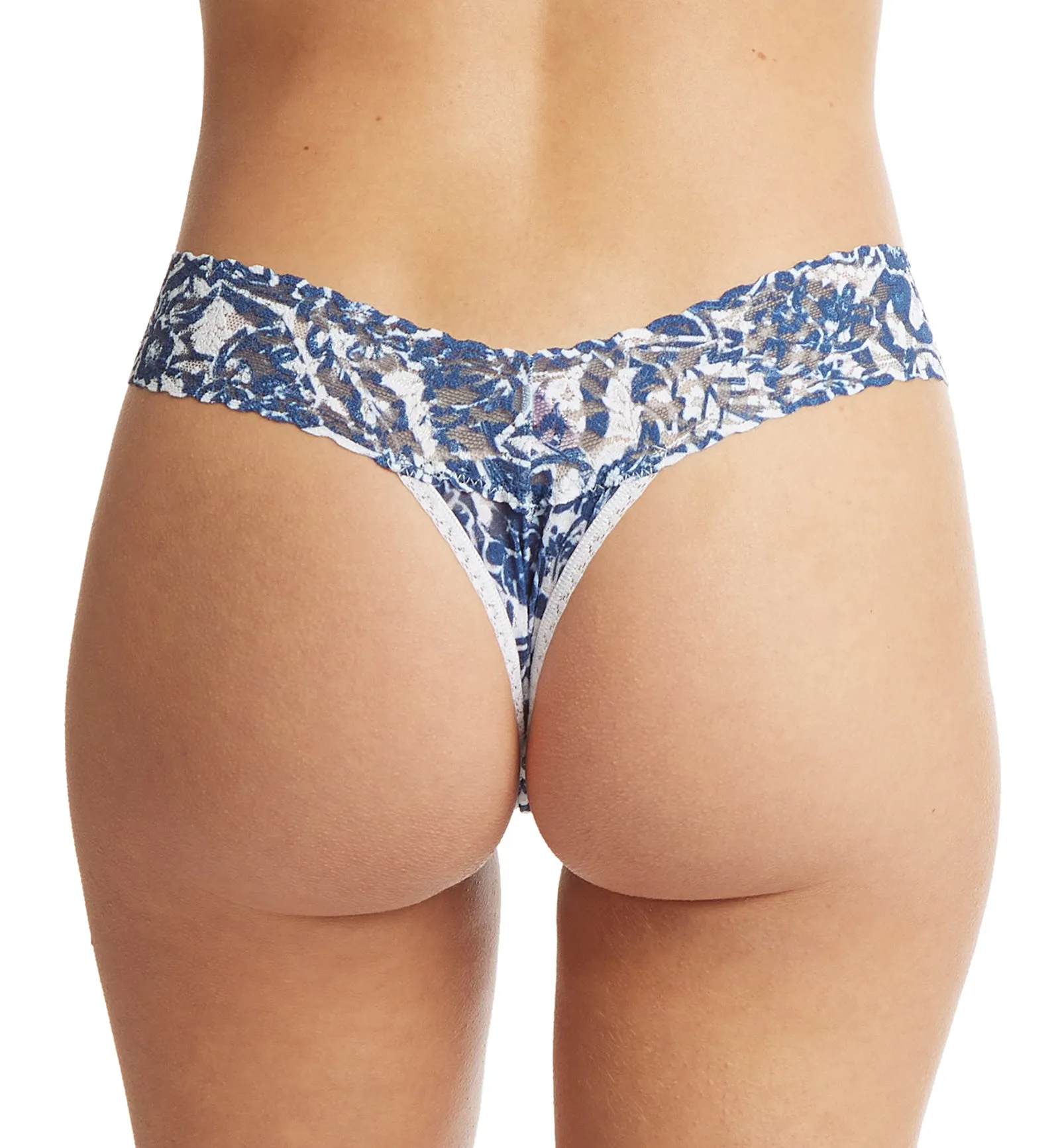 Hanky Panky Signature Lace Printed Low Rise Thong (PR4911P) - Sketchbook Floral