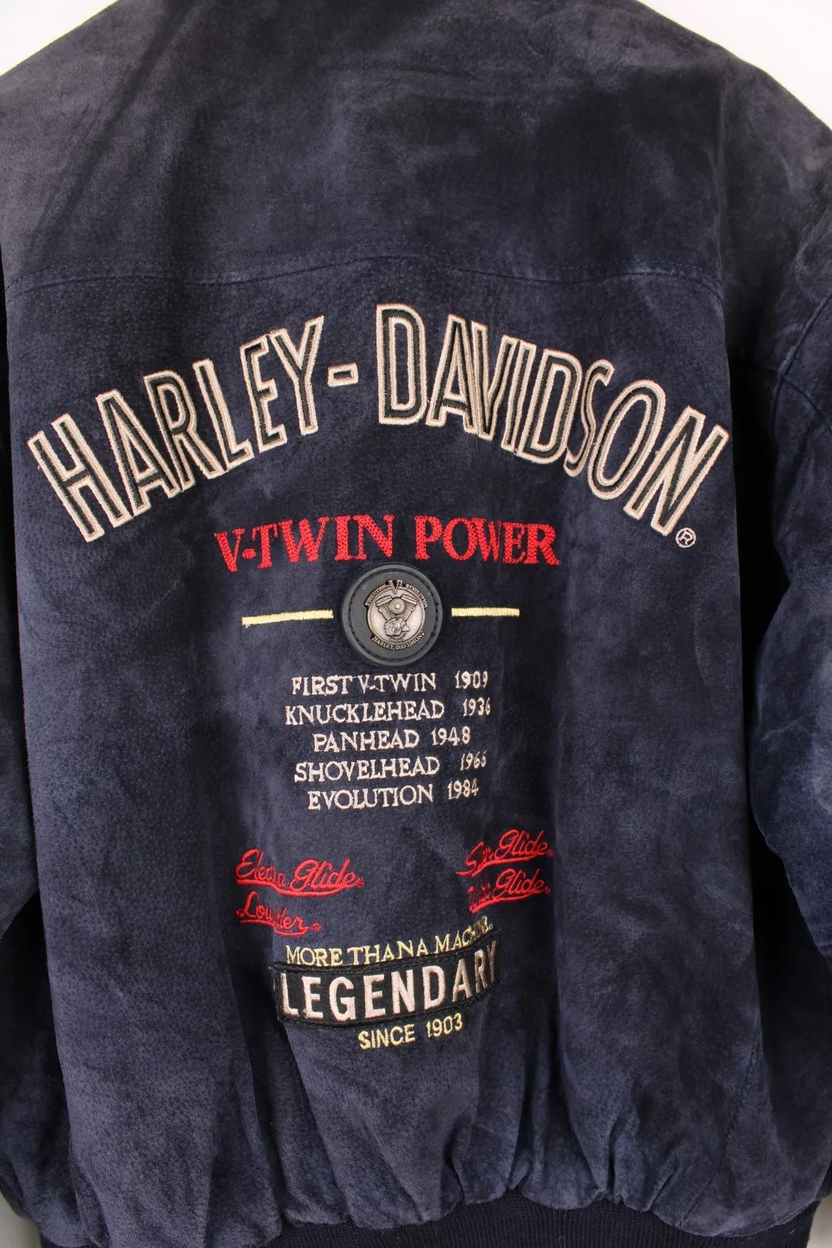 Harley-Davidson Suede Bomber Jacket