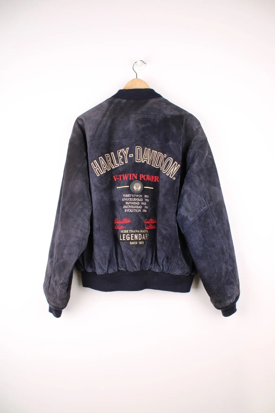 Harley-Davidson Suede Bomber Jacket