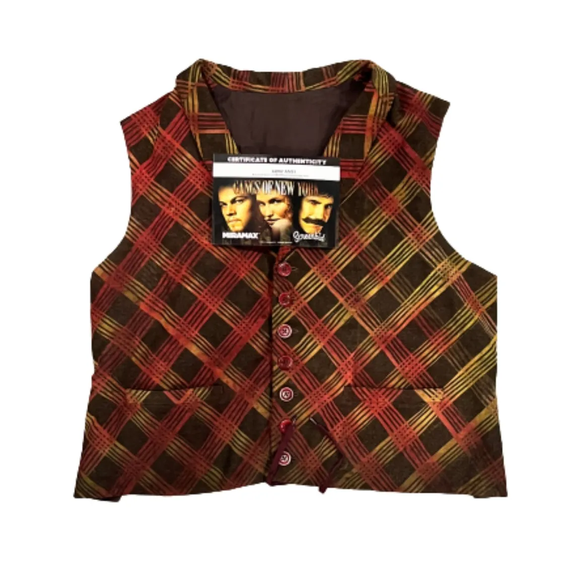 HOLLYWOOD PICTURES: GANGS OF NEW YORK | Amsterdam's (Leonardo DiCaprio) Custom-Made Costume  Vest (1 of 1)