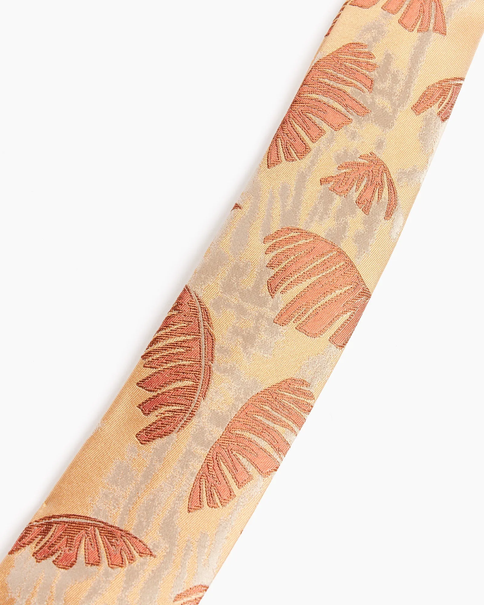 Jacquard Tie in Orange