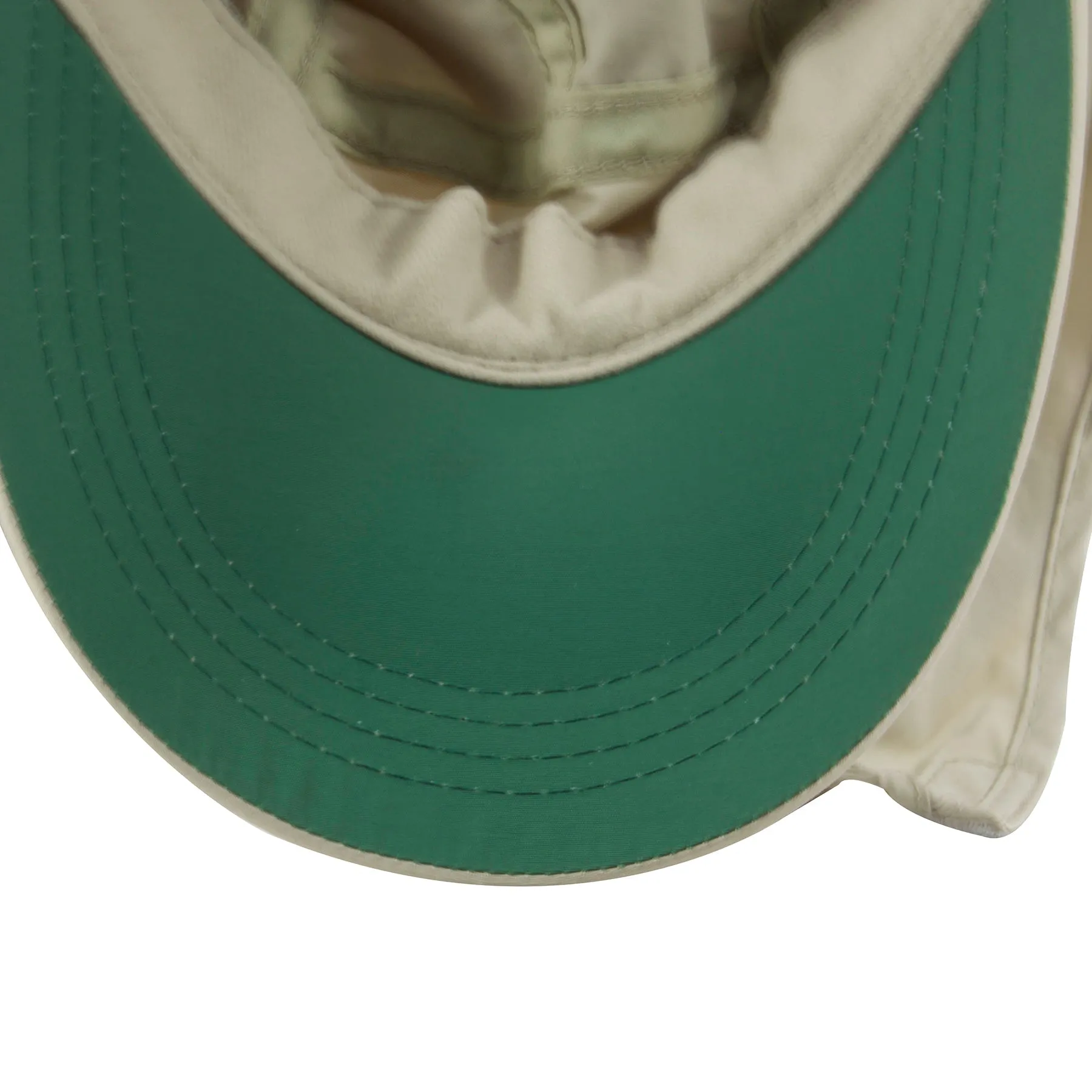 Khaki Supplex Big Brim Mesh-Back Ball Cap