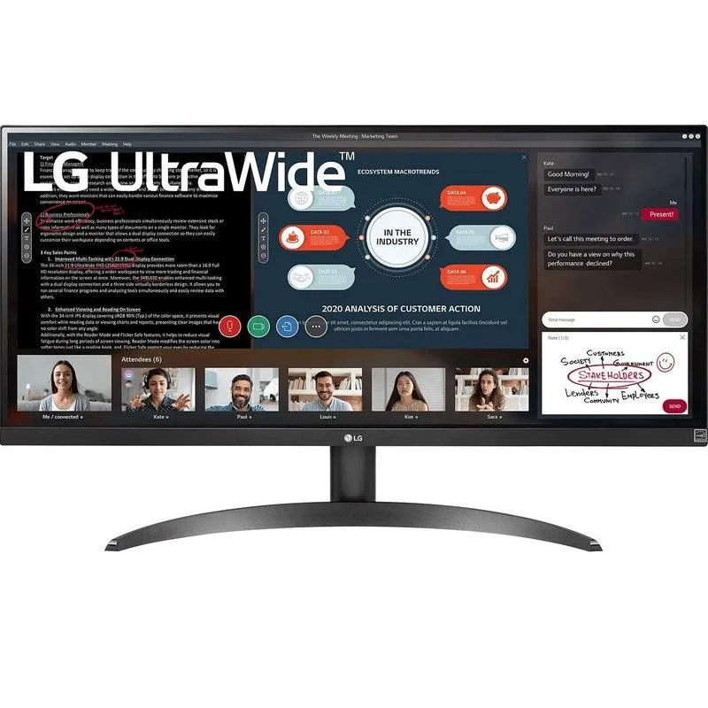 LG 29WP500 29'' 21:9 UltraWide Full HD IPS Monitor with AMD FreeSync HDR10