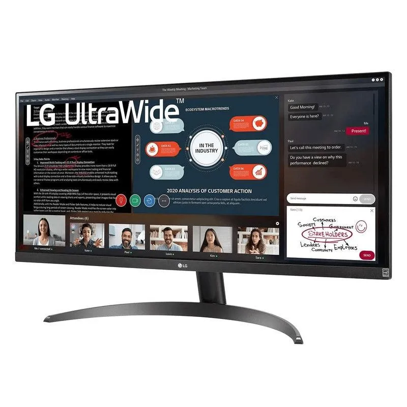 LG 29WP500 29'' 21:9 UltraWide Full HD IPS Monitor with AMD FreeSync HDR10