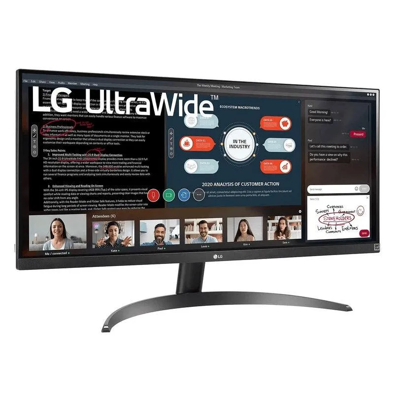 LG 29WP500 29'' 21:9 UltraWide Full HD IPS Monitor with AMD FreeSync HDR10