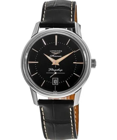 Longines Flagship Heritage Black Dial Stainless Steel Men's Watch L4.795.4.58.0