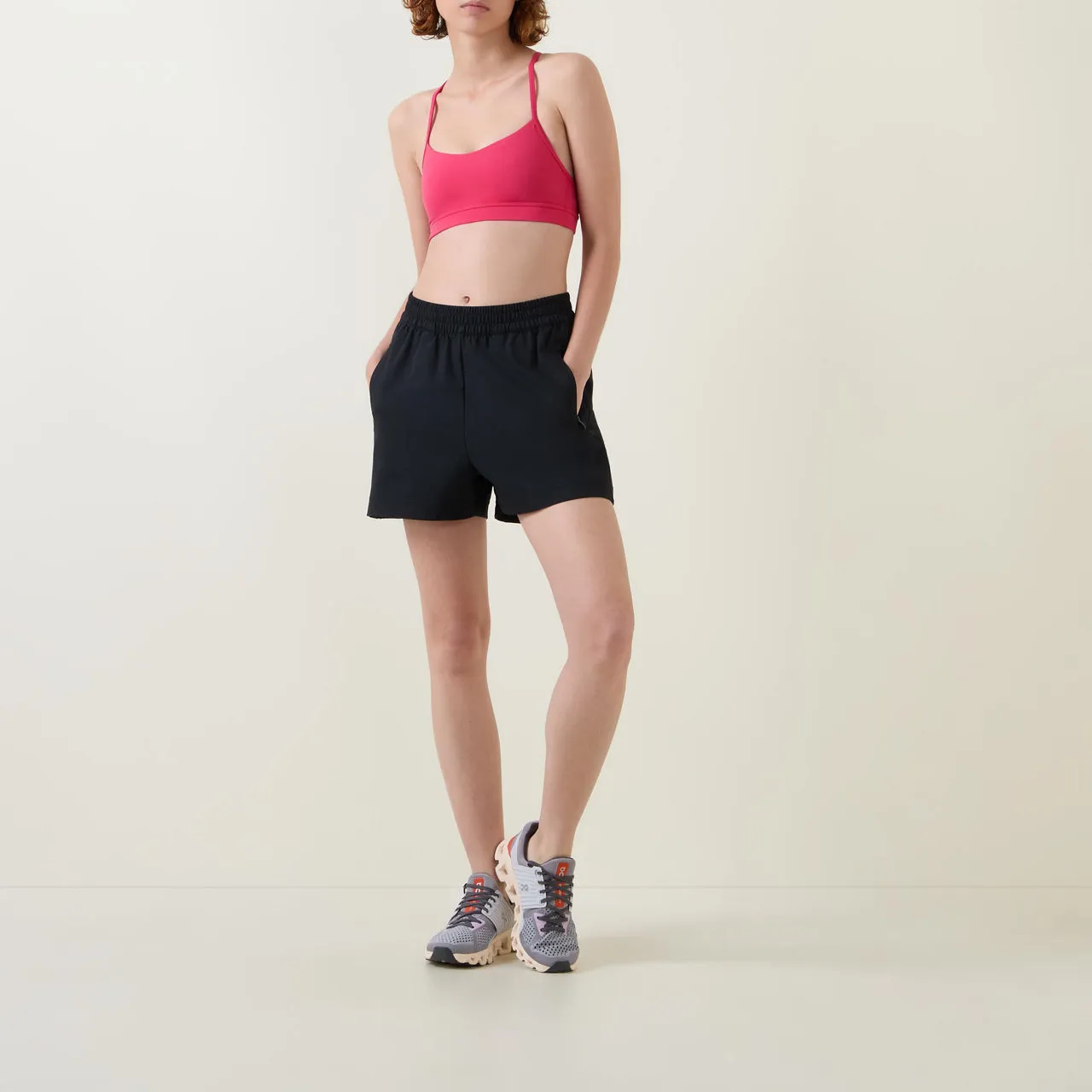 LULULEMON Flow Y Nulu Sports Bra - Red