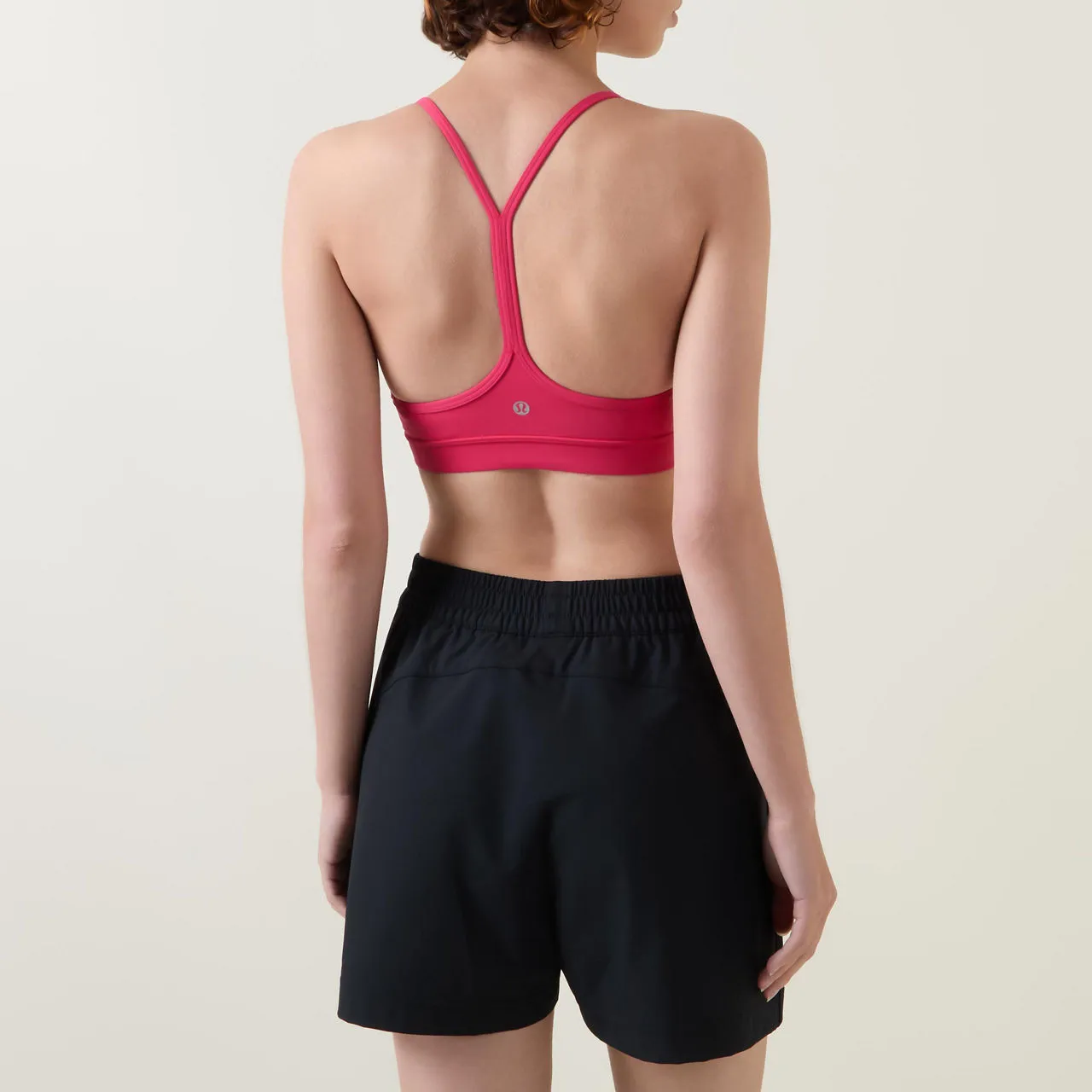 LULULEMON Flow Y Nulu Sports Bra - Red