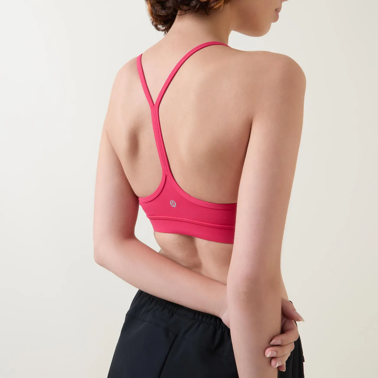 LULULEMON Flow Y Nulu Sports Bra - Red