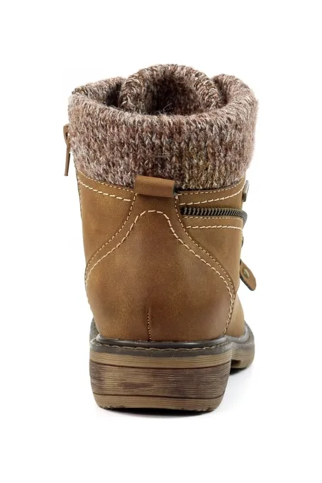 Lunar Benson III Tan Waterproof  Ankle Boot GLB090