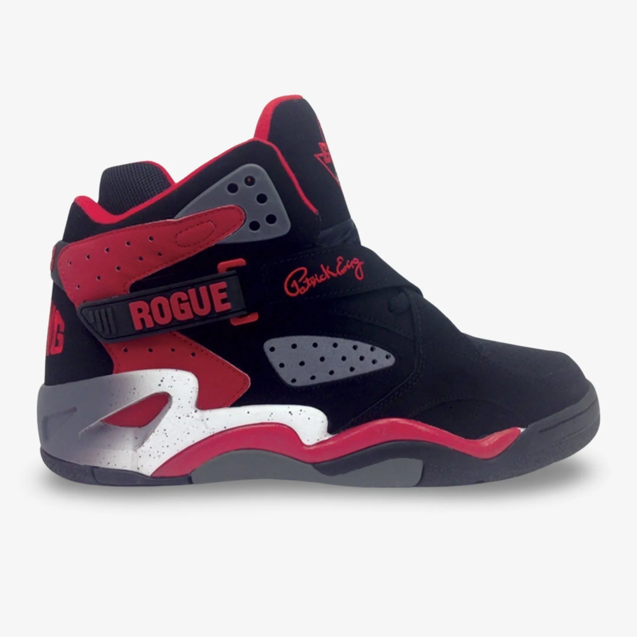 (Men's) Ewing Athletics Rogue 'Bred' Black / Red 1EW90101-004