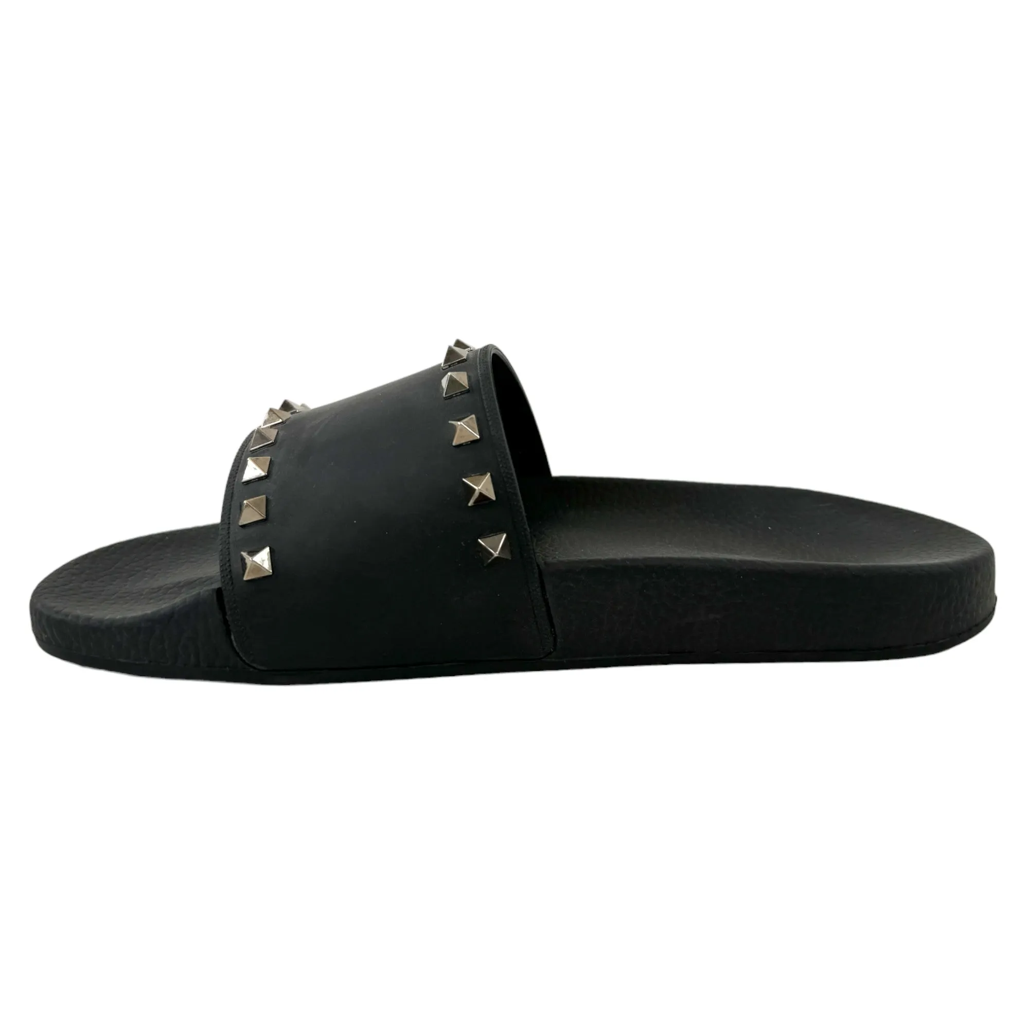 Men's Rockstud Slides Black Size EU 43 / UK 9