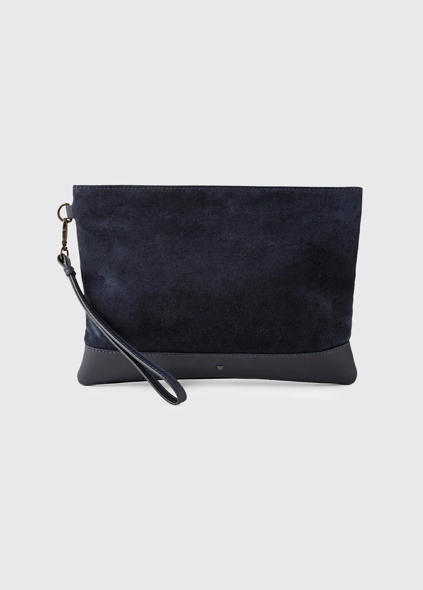 Millymount Ladies Suede Clutch - French Navy