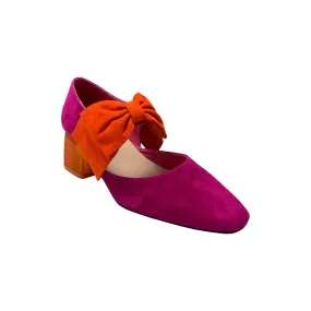 Misha Fuchsia/Orange Suede Pump