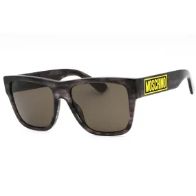 Moschino MOS167/S Sunglasses GREY HORN/GREY