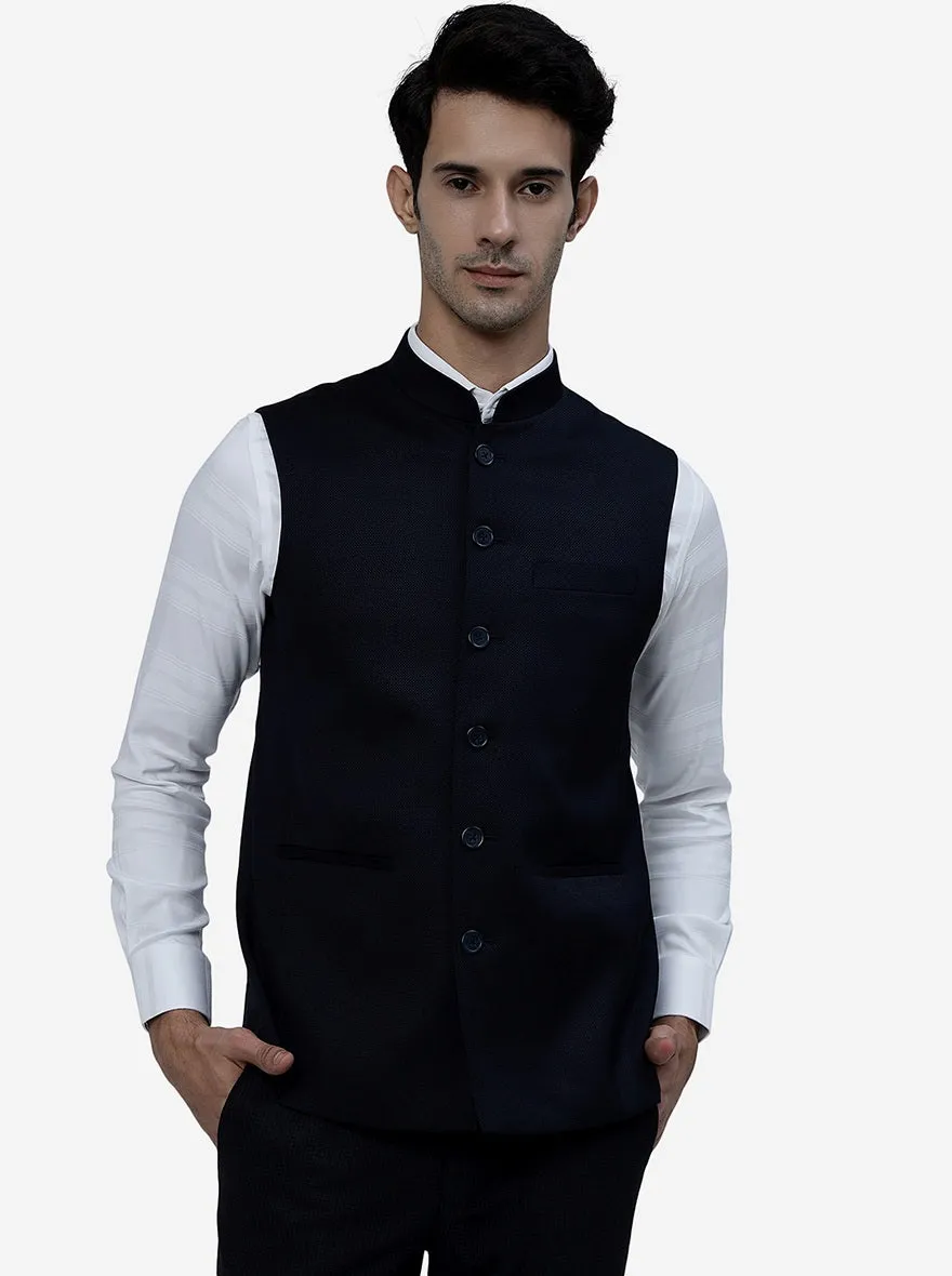 Navy Blue Modi Jacket | JadeBlue