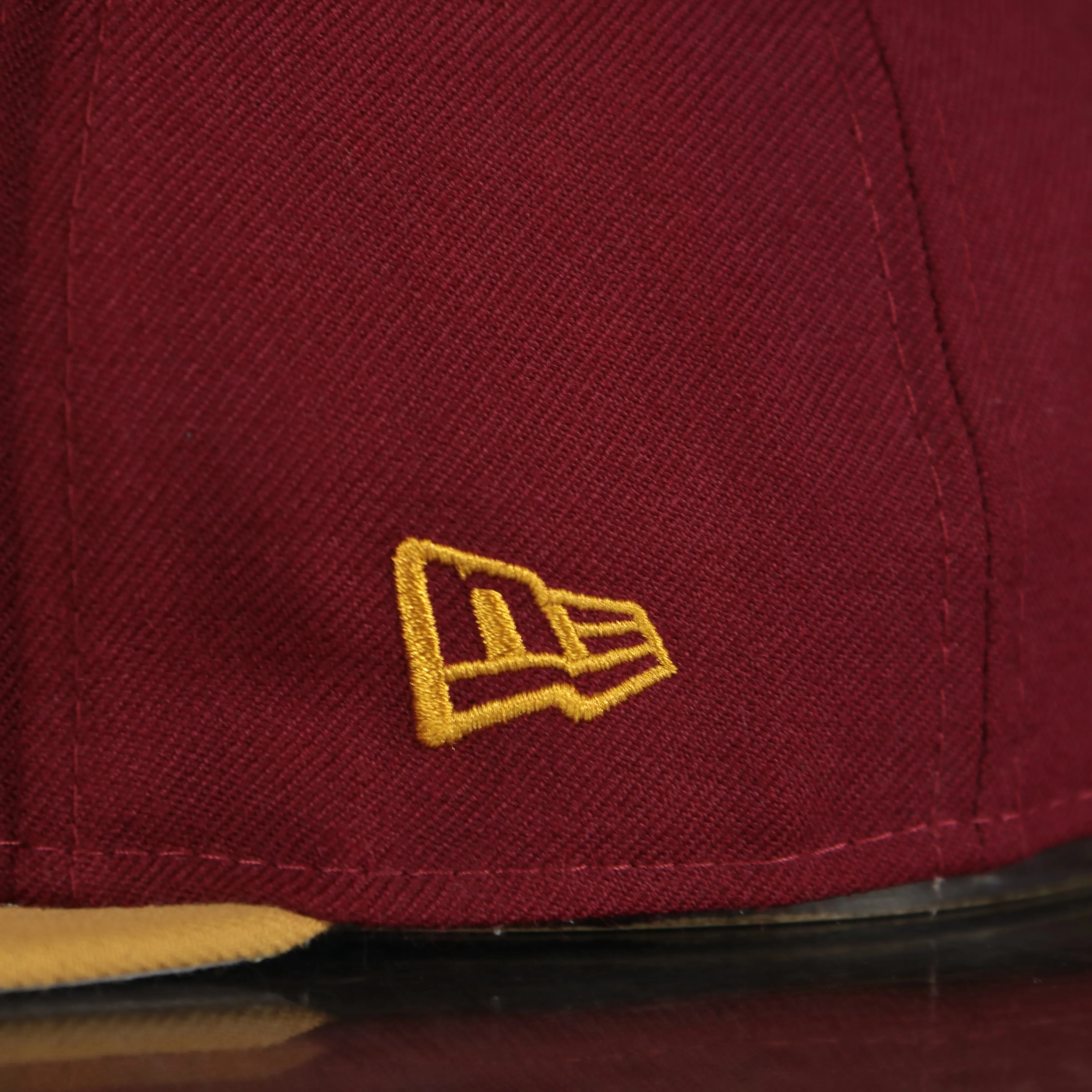 New Jersey NJ Hat | New Jersey Garden State 9Fifty Gray Bottom Snapback Hat | Maroon / Gold *DISCOLORED