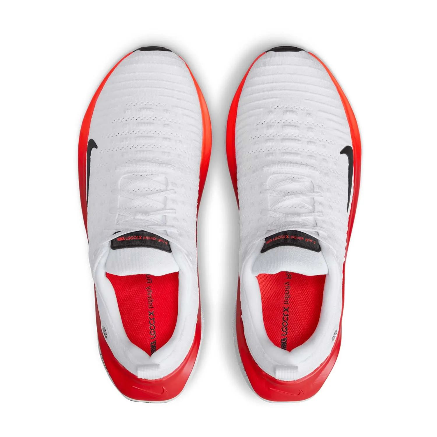 Nike InfinityRN 4  White/Black/Platinum Tint/Bright Crimson