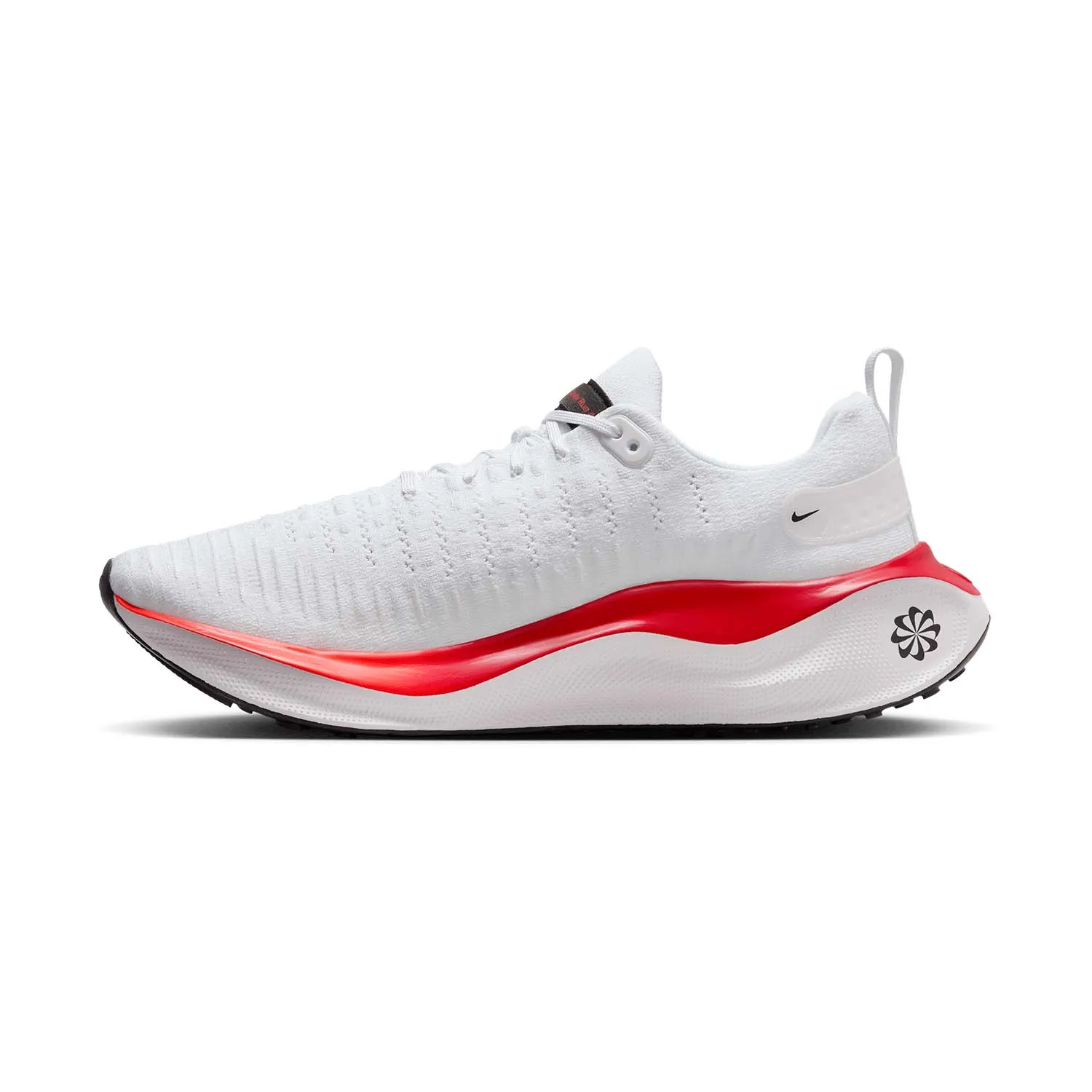 Nike InfinityRN 4  White/Black/Platinum Tint/Bright Crimson