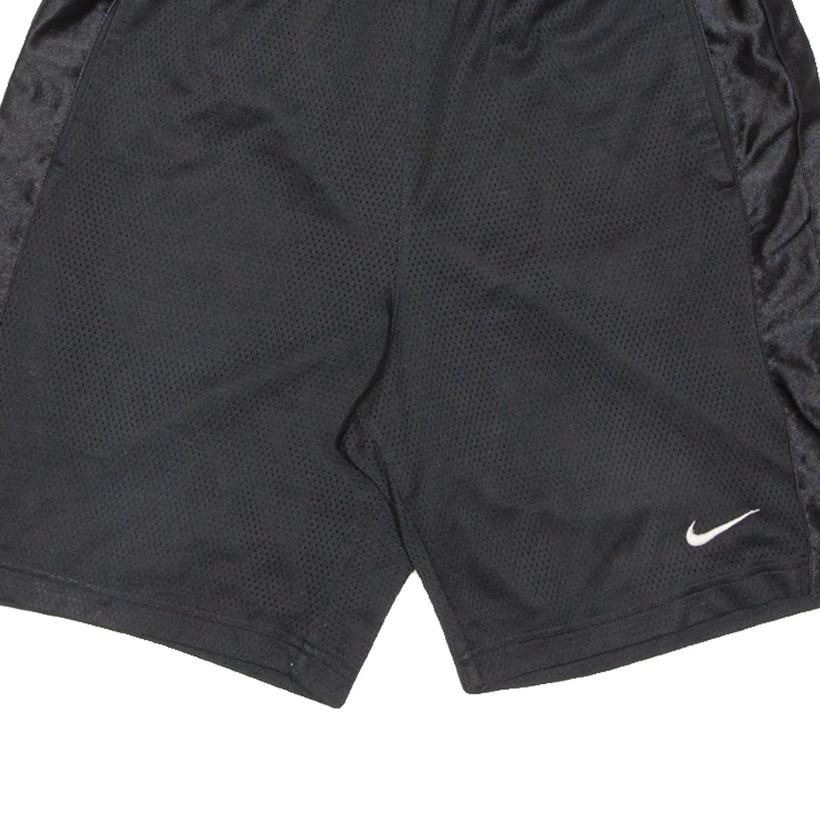 NIKE Mesh Lined Womens Sports Shorts Black L W30