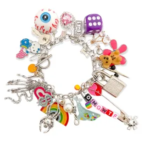 OMG WTF Charm Bracelet