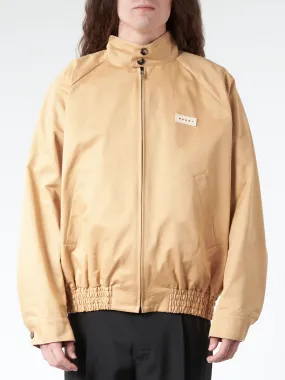 Organic Gabardine Oversized Bomber