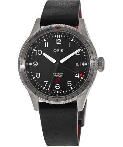 Oris ProPilot Rega Fleet Limited Edition Automatic Black Dial Leather Strap Men's Watch 01 798 7773 4284 HB-JWB-Set