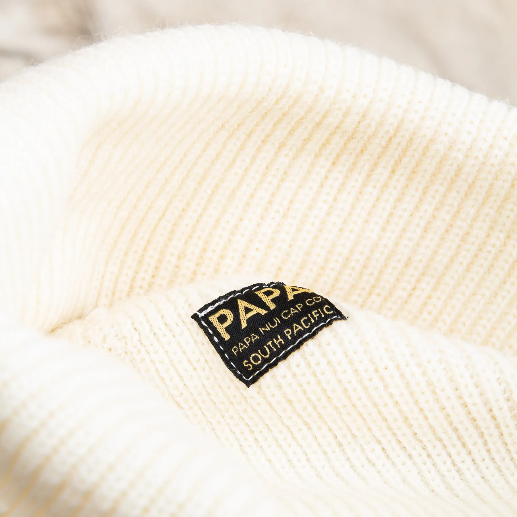 Papa Nui Cap Co. Watch Cap Milk