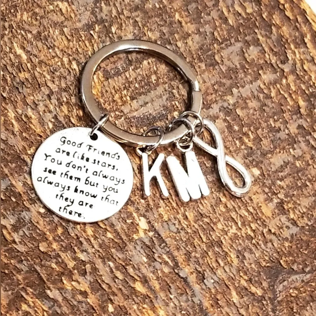 Personalized Friendship Keychain