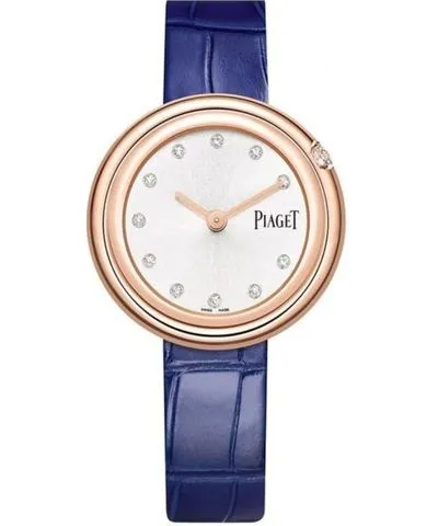 Piaget Possession 18kt Rose Gold Diamond Dial Leather Strap Women's Watch G0A43091 G0A43091