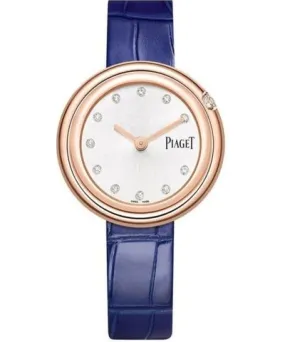 Piaget Possession 18kt Rose Gold Diamond Dial Leather Strap Women's Watch G0A43091 G0A43091