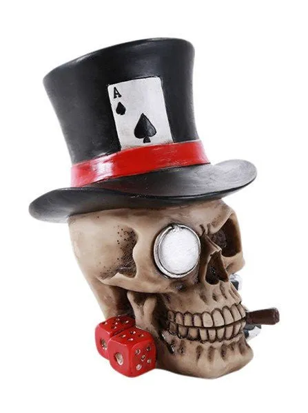 Poker Skull Hat