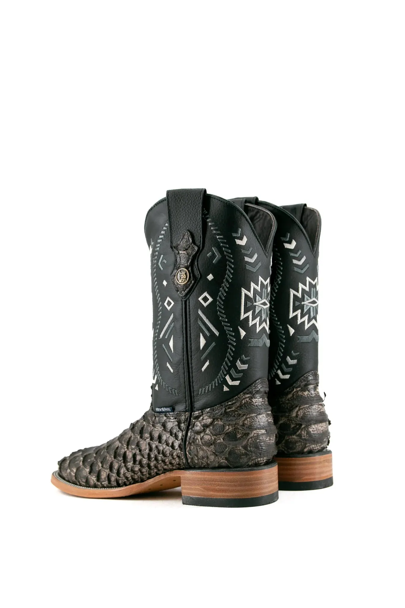 Python Square Toe Cowboy Boot FINAL SALE