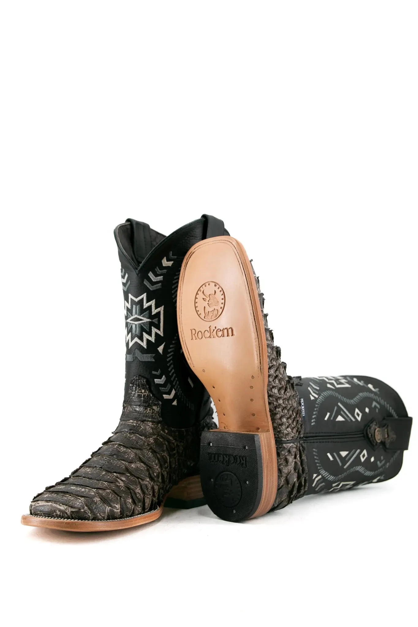 Python Square Toe Cowboy Boot FINAL SALE