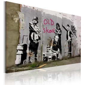 Quadro Old school (Banksy)