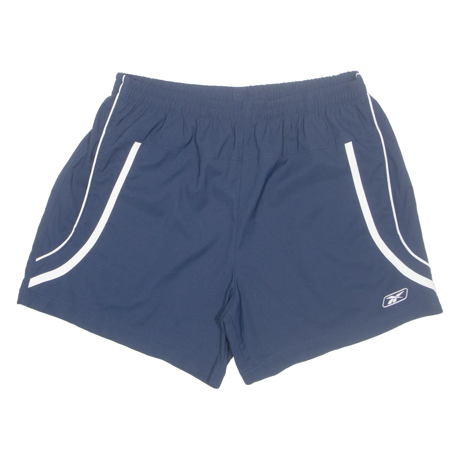 REEBOK Womens Sports Shorts Blue UK 12 W28