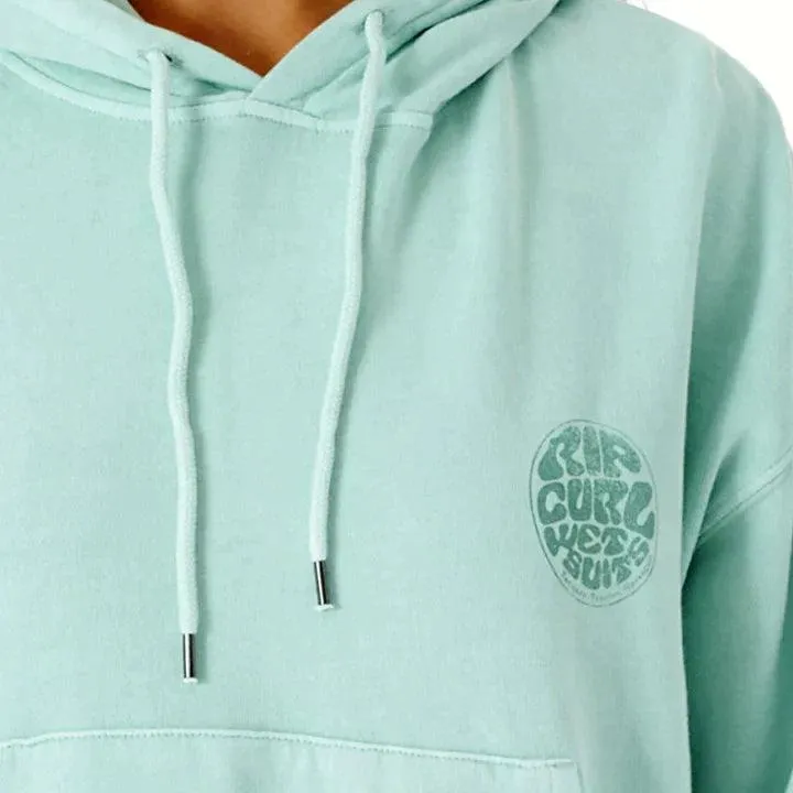 Rip Curl Icons Of Surf Hood Wettie Hoody Light Aqua