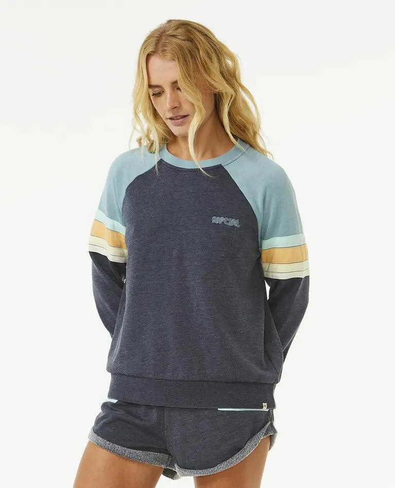 Rip Curl Surf Revival Raglan Crew Dark Navy