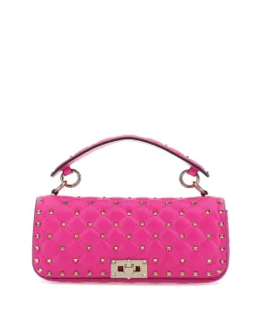 Rockstud Spike Shoulder Bag in Pink