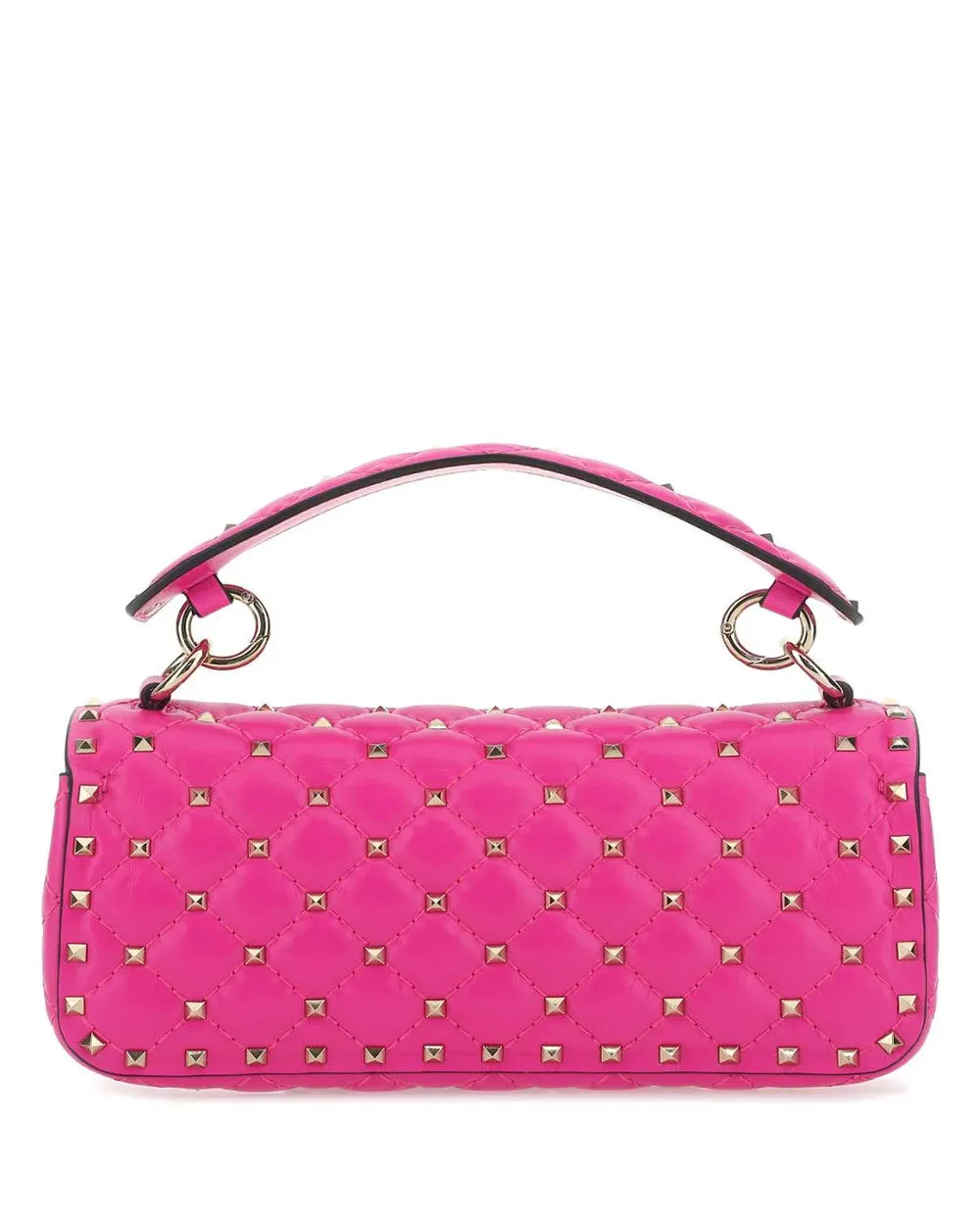 Rockstud Spike Shoulder Bag in Pink