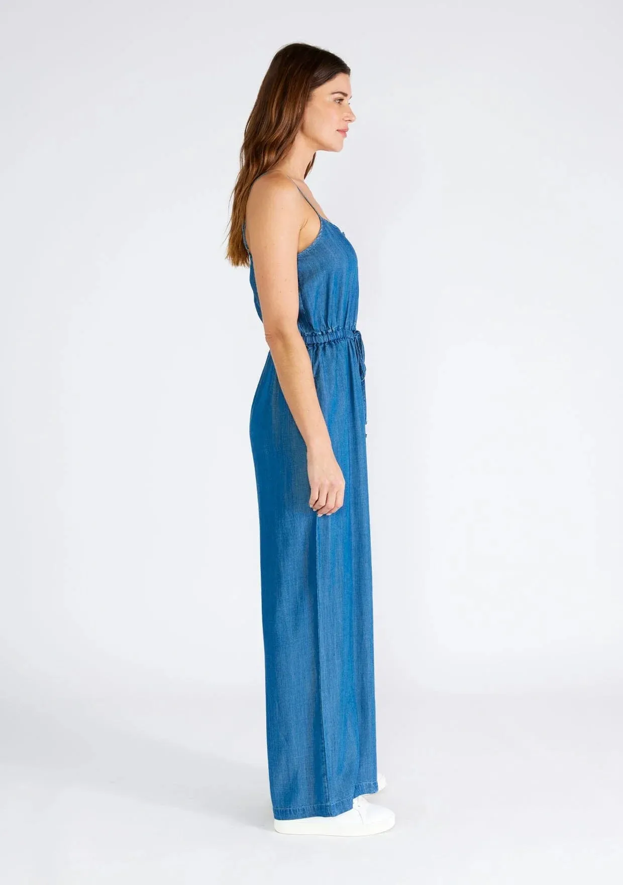 Roll With It Tencel Jumpsuit - Vintage Wash