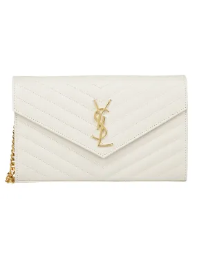 Saint Laurent Monogram Chain Wallet