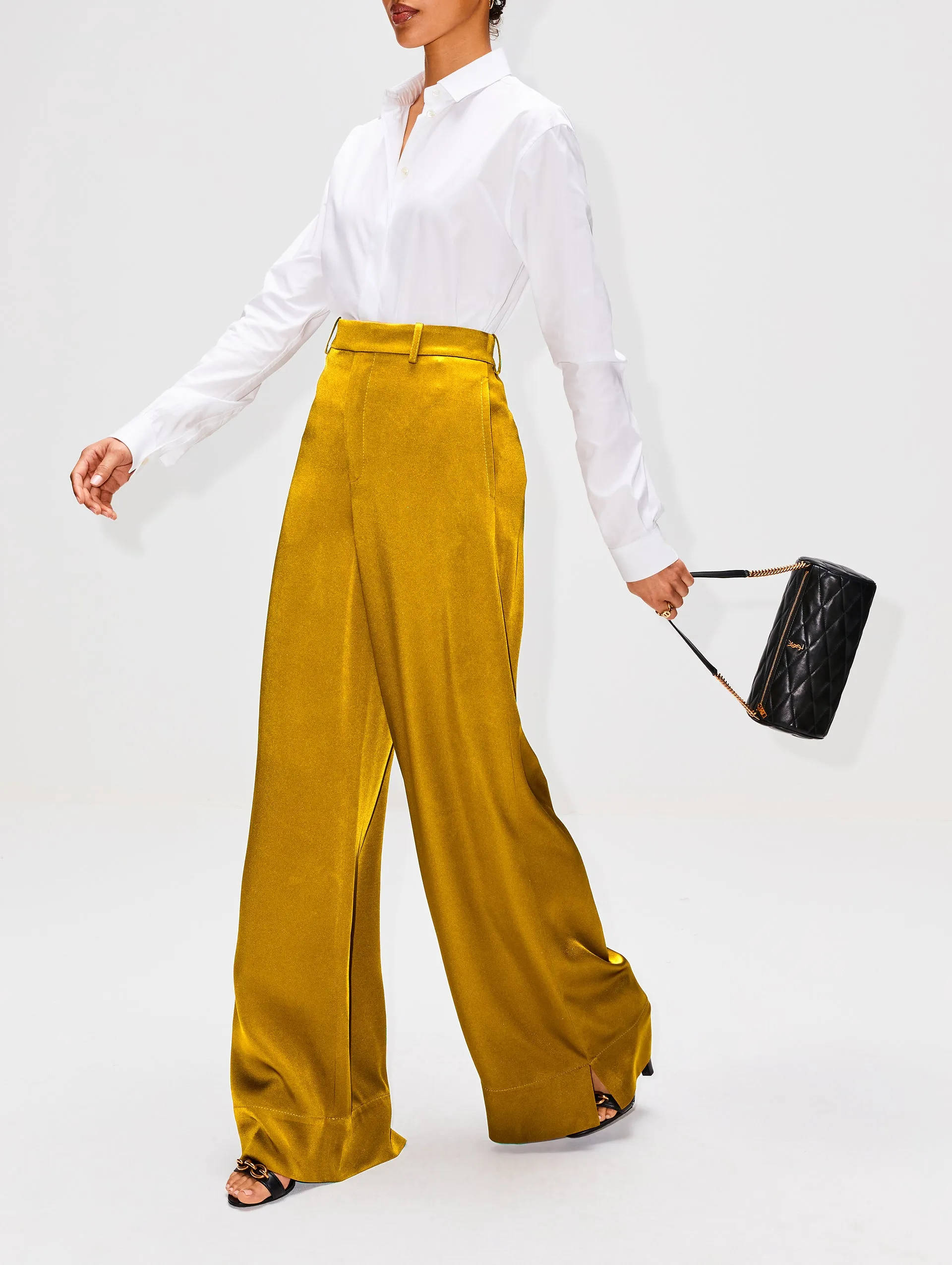 Satin Crepe Large Pant