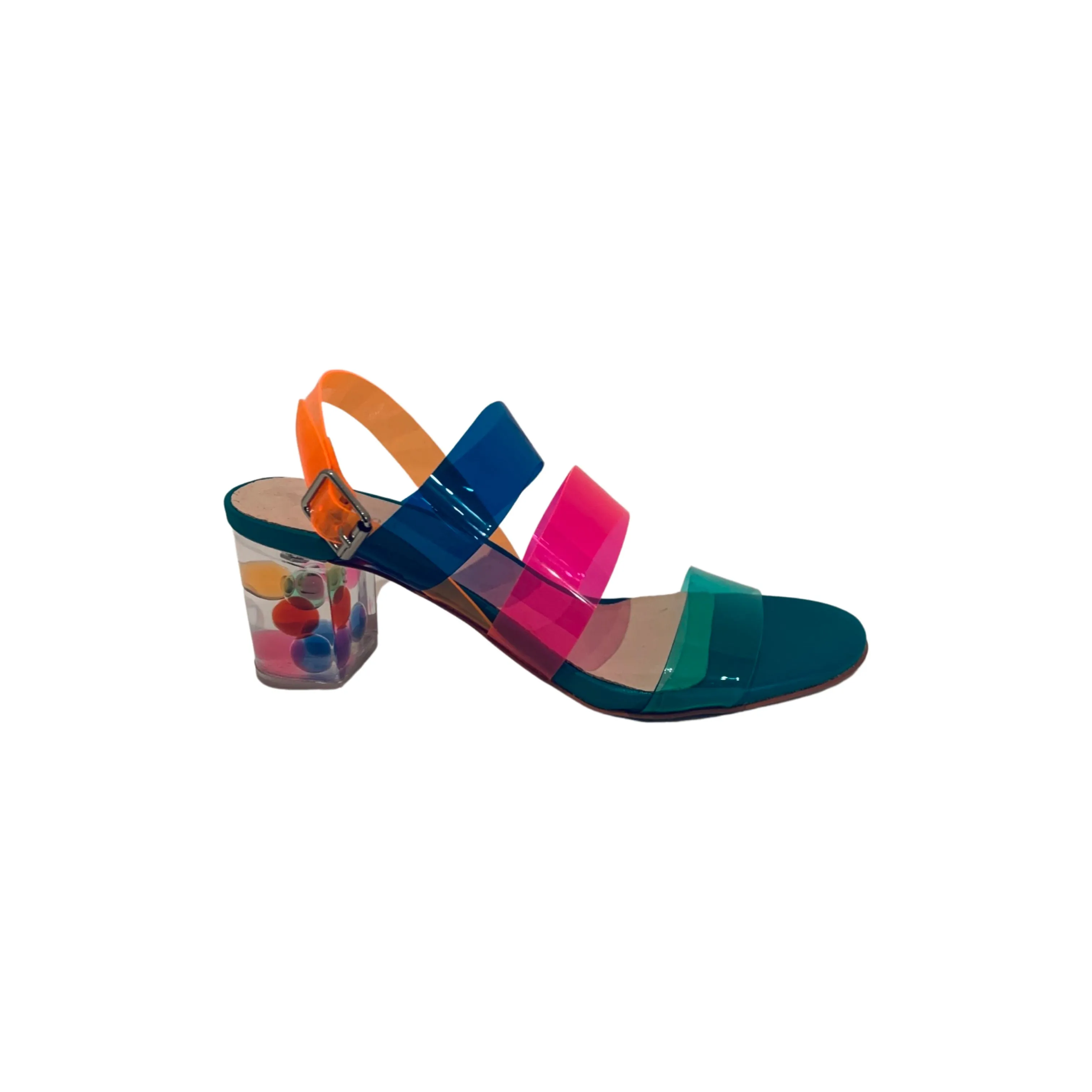 Skytles Green Multi Sandal