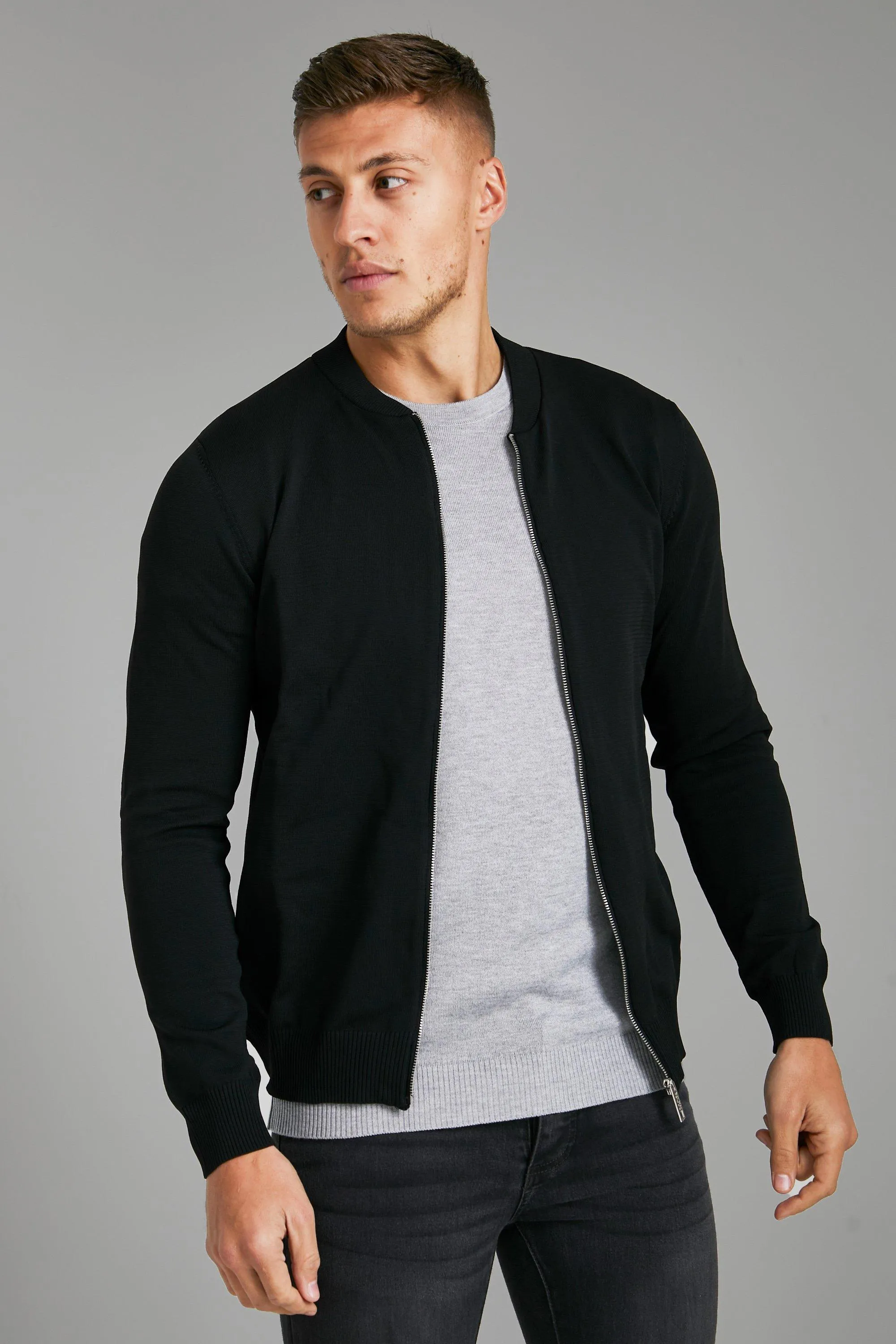 Smart Knitted Bomber