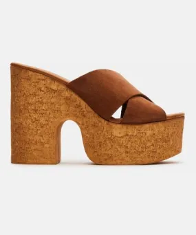 Steve Madden Saffron Chestnut Suede