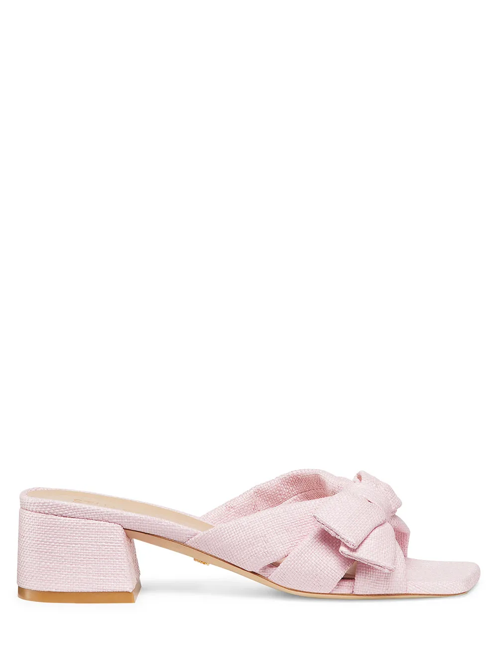 Stuart Weitzman Sofia 45 Slide Mule Heel in Ballet